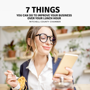 7 things you can do to improve your business over your lunch hour